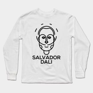 Salvador Dali Monoline Long Sleeve T-Shirt